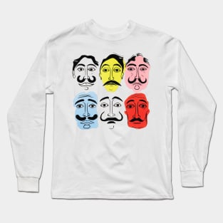 Dali Faces Long Sleeve T-Shirt